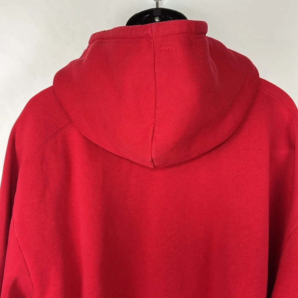 Jordan Nike Air Pullover Hoodie MENS Sz XXL Excellent Graphics Red White & Black